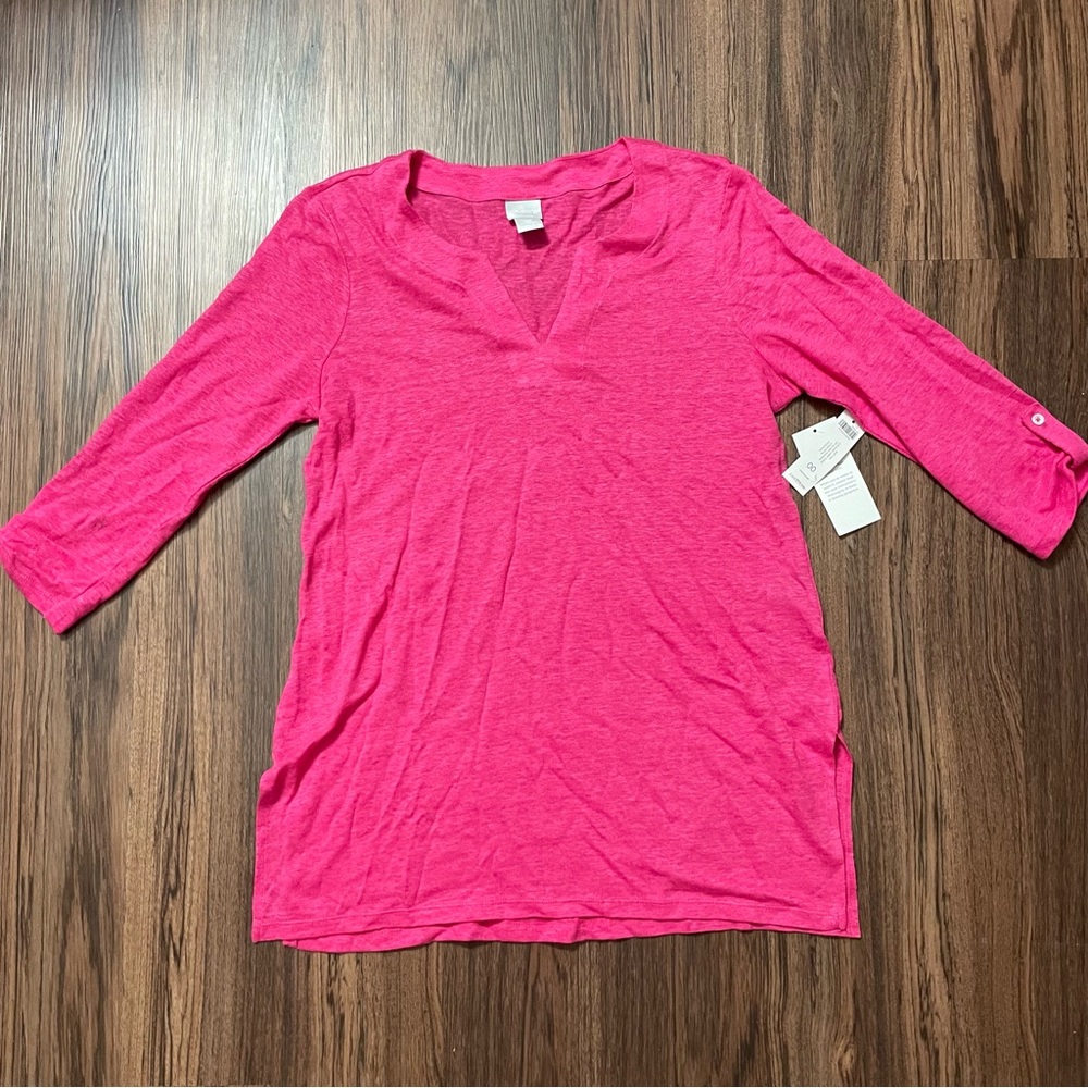 Chicos Women’s Size XS/00 Hot Pink Blouse New With Tags (See Listing Info)